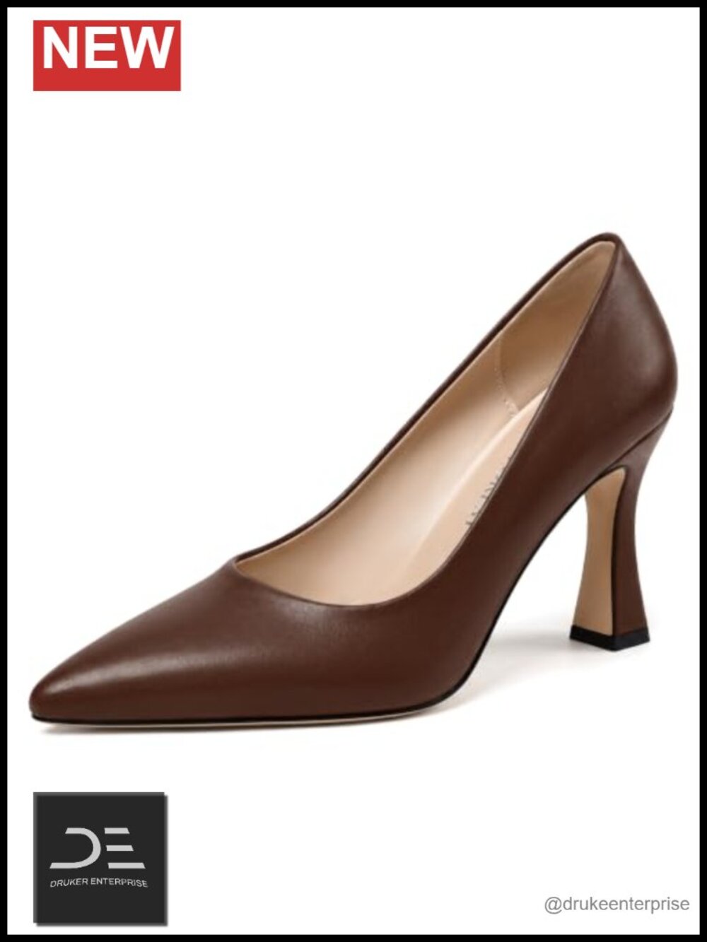 Women's Pointed Toe Stiletto High Heel Pumps Comfortable Slip On Dress Shoes